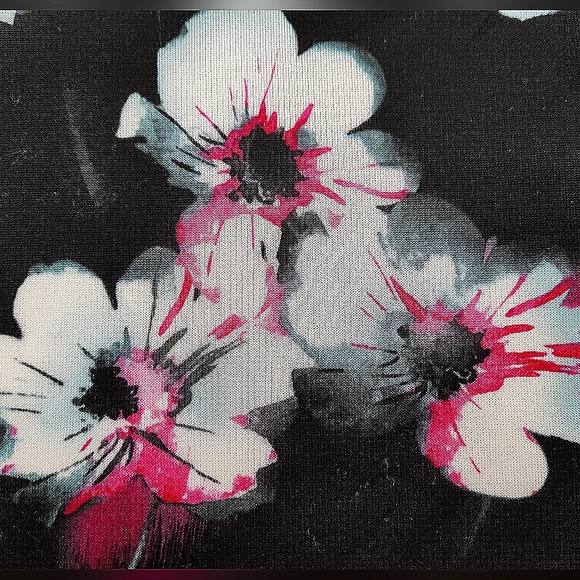 George Girl Floral Print Stretchy Co-ord Sets Tank Top & High Waist Flare Skirt - Picture 3 of 9